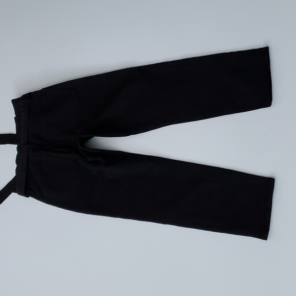 Frame High Rise Ankle Straight Paperbag jeans Film Noir - Picture 8 of 13